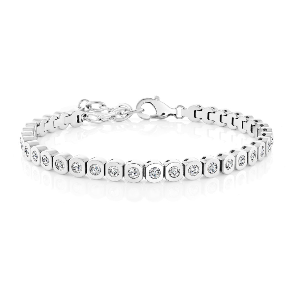Bracelet tennis en stainless