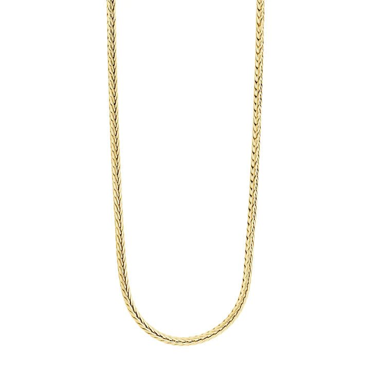 Chaine pour homme en stainless, byzantine