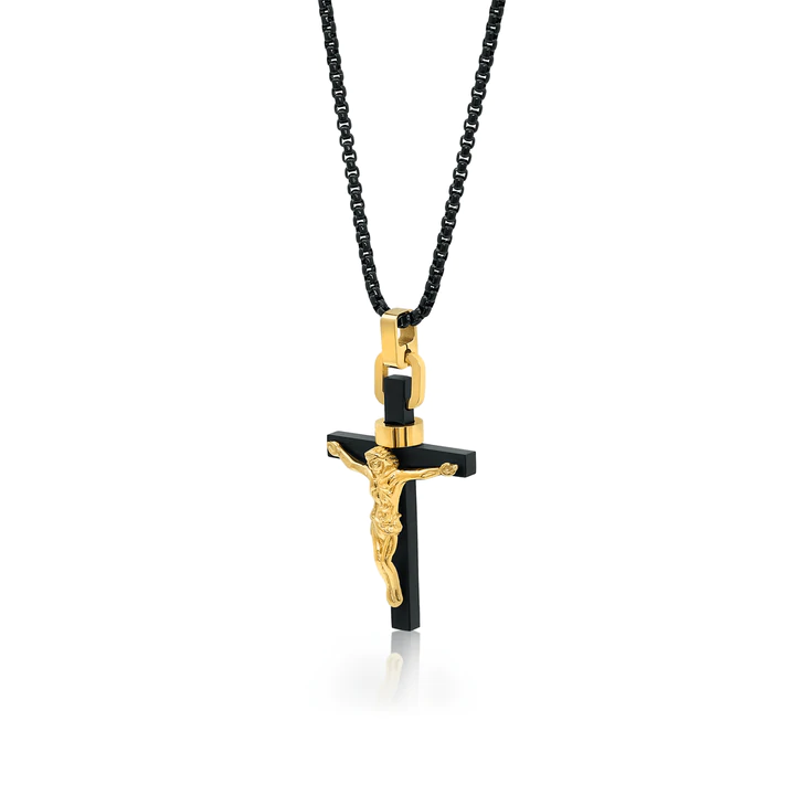 Pendentif pour homme en stainless, croix - SC71 - Italgem