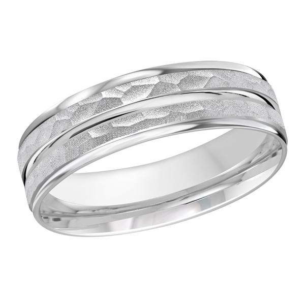 Jonc pour homme en or 10k - M3-815-6W - MALO