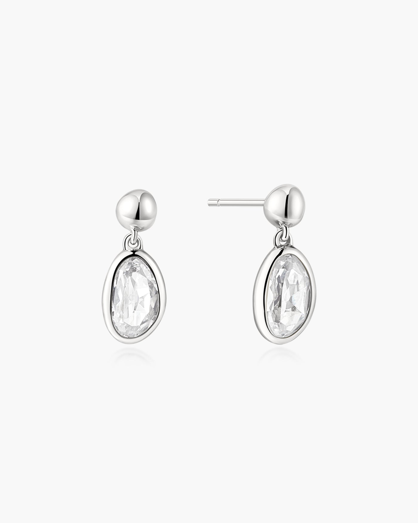 Boucles d'oreilles pour femme en argent 925, cubic zirconium - E076-06H - Ania Haie
