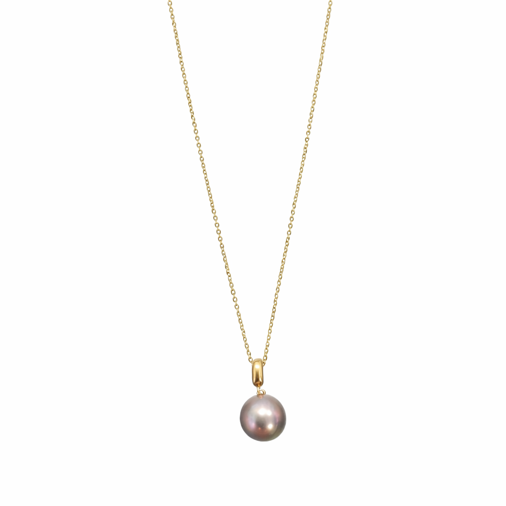 Pendentif pour femme en or 10k, perle de tahiti 10.5-11mm - PD579 - Divers
