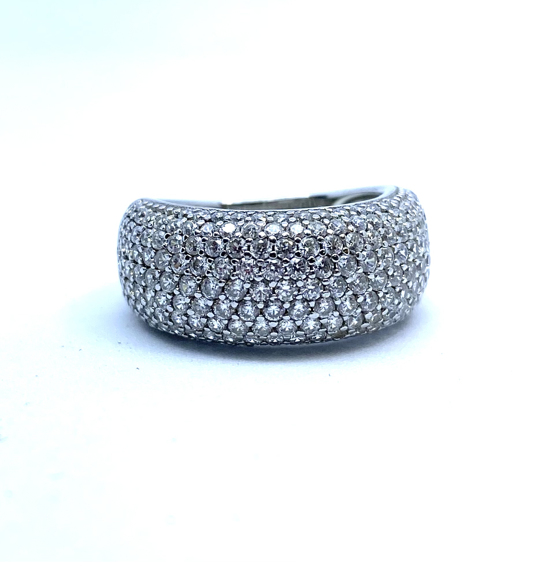 Bague pour femme en argent 925, zircons