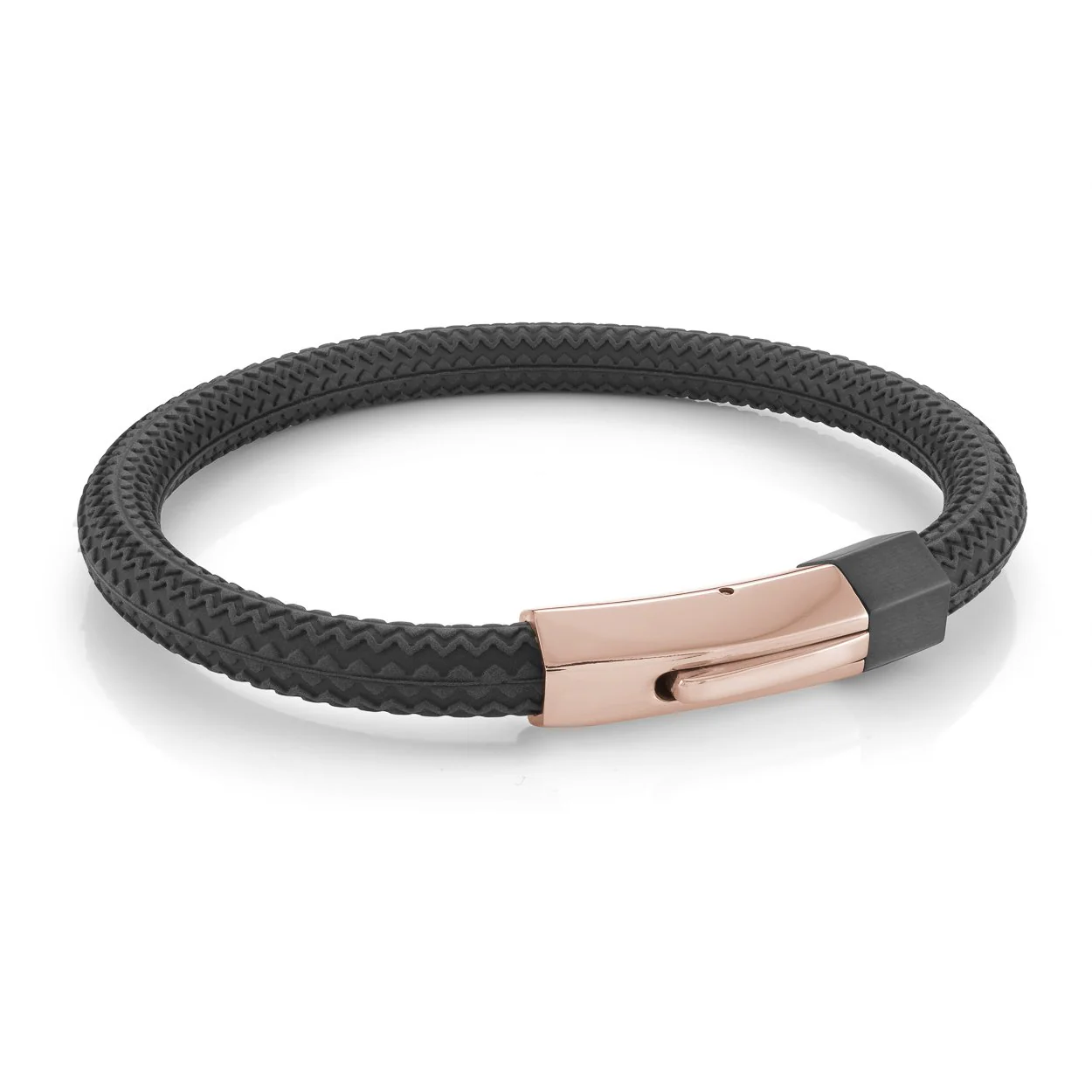 Bracelet pour homme en stainless et silicone - SBR14-7.5 - Italgem