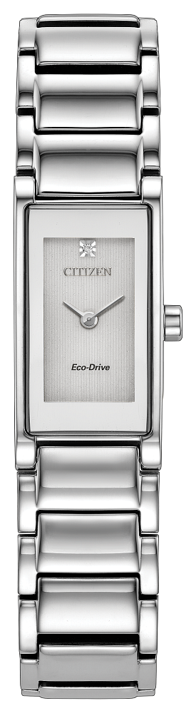 Montre pour femme en stainless, Eco-Drive, verre saphir - EG7051-51A - Citizen