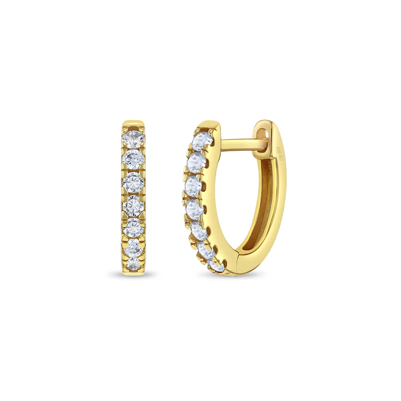 Boucles d'oreilles pour enfant en argent 925, cubic zirconium - SS-03-01122 - In Season Jewelry