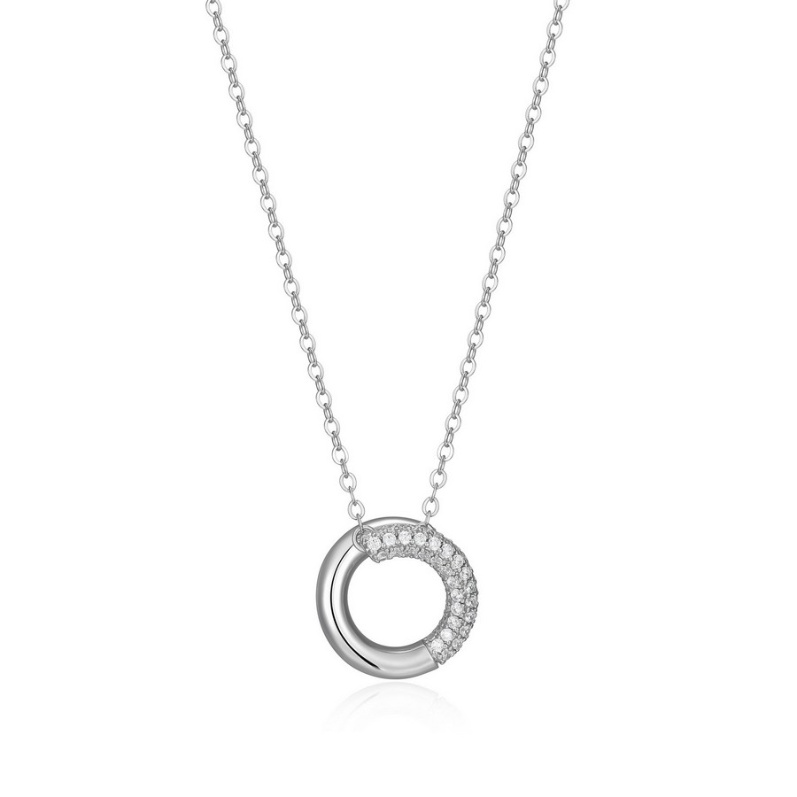 Pendentif pour femme en argent 925, cubic zirconium - 30LC2J0048 - ELLE