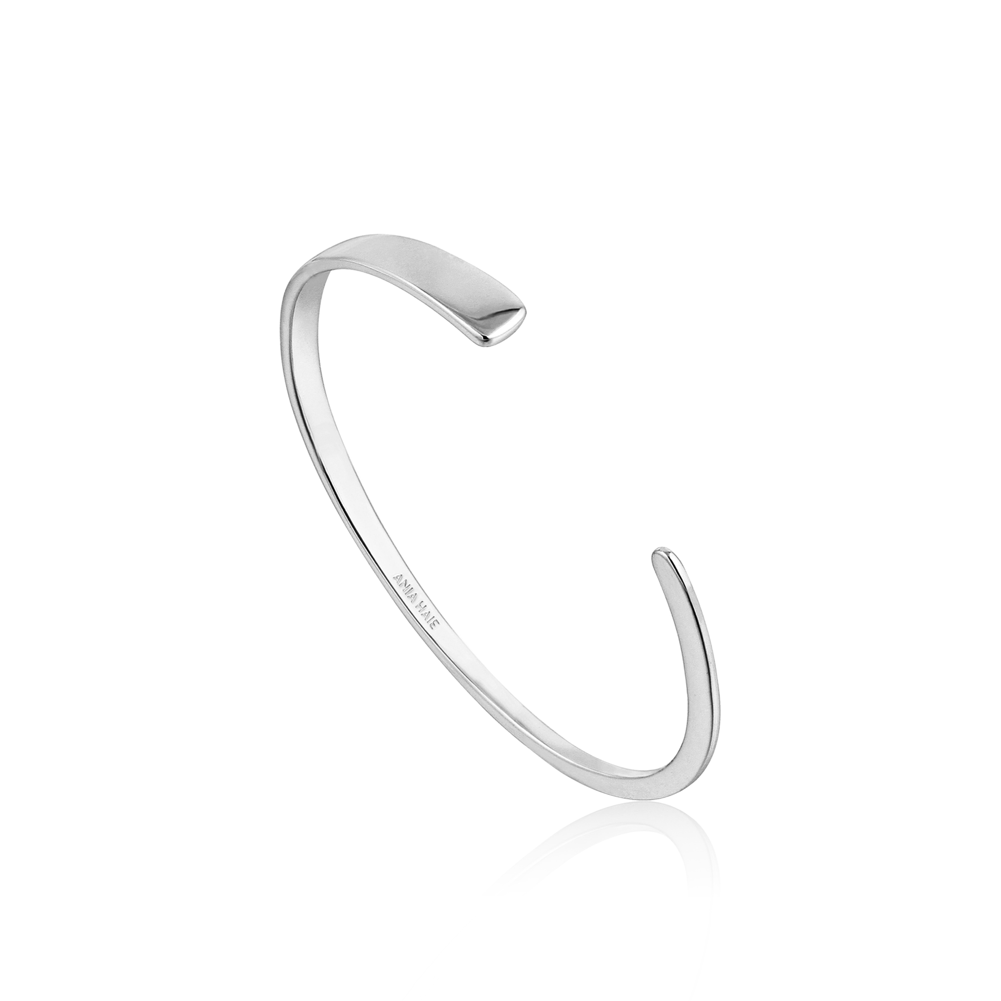Bracelet argent 925, rigide, ouvert