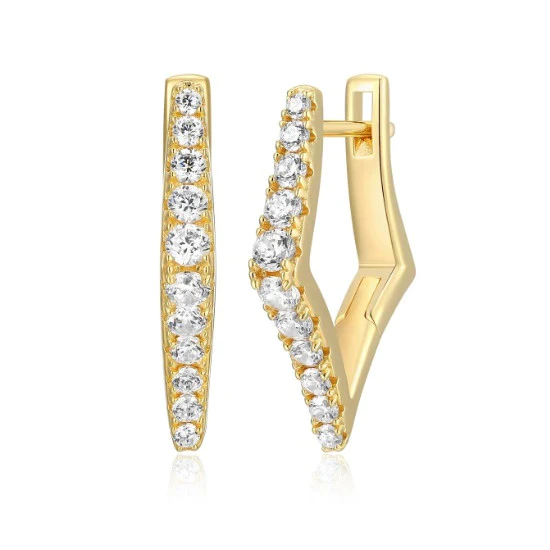 Boucles d'oreilles pour femme en argent 925, cubic zirconium - 32ASKL0020 - Reign