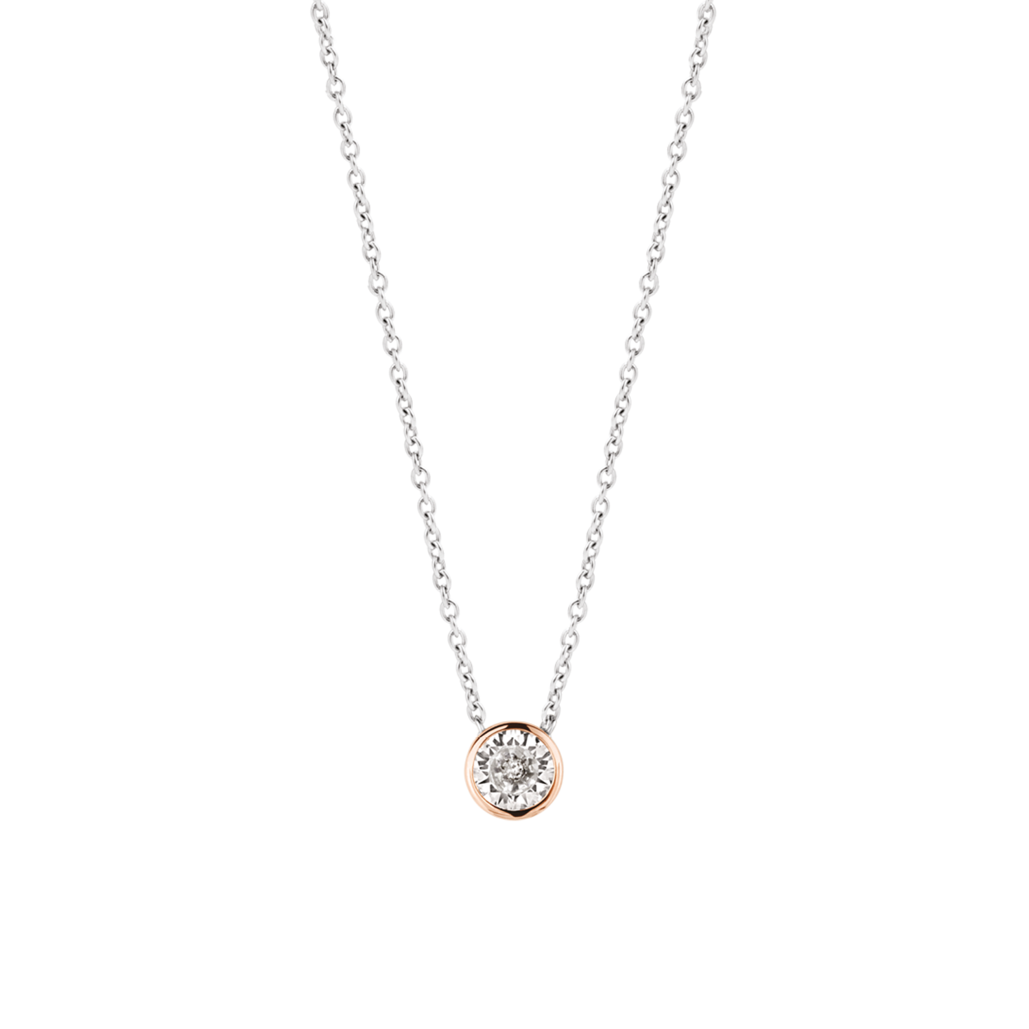 Pendentif pour femme en argent 925, zircon