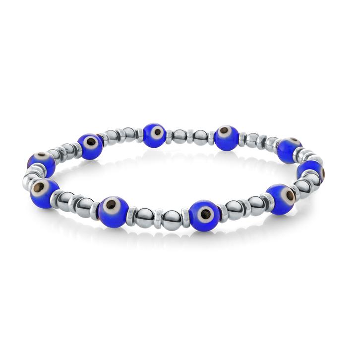 Bracelet élastique pour femme en stainless, boules