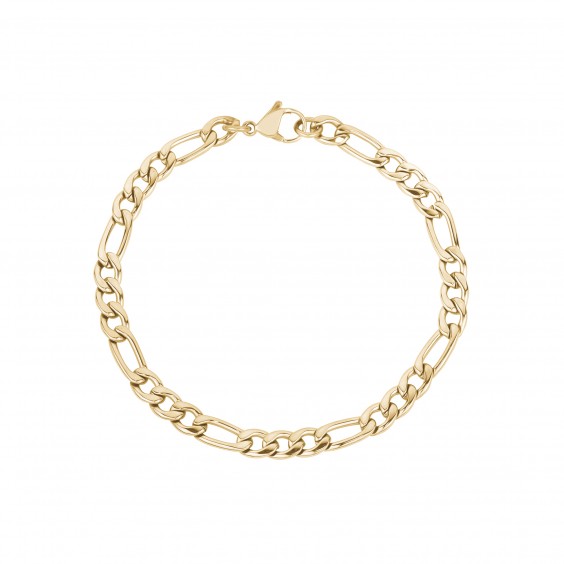 Bracelet en stainless, figaro