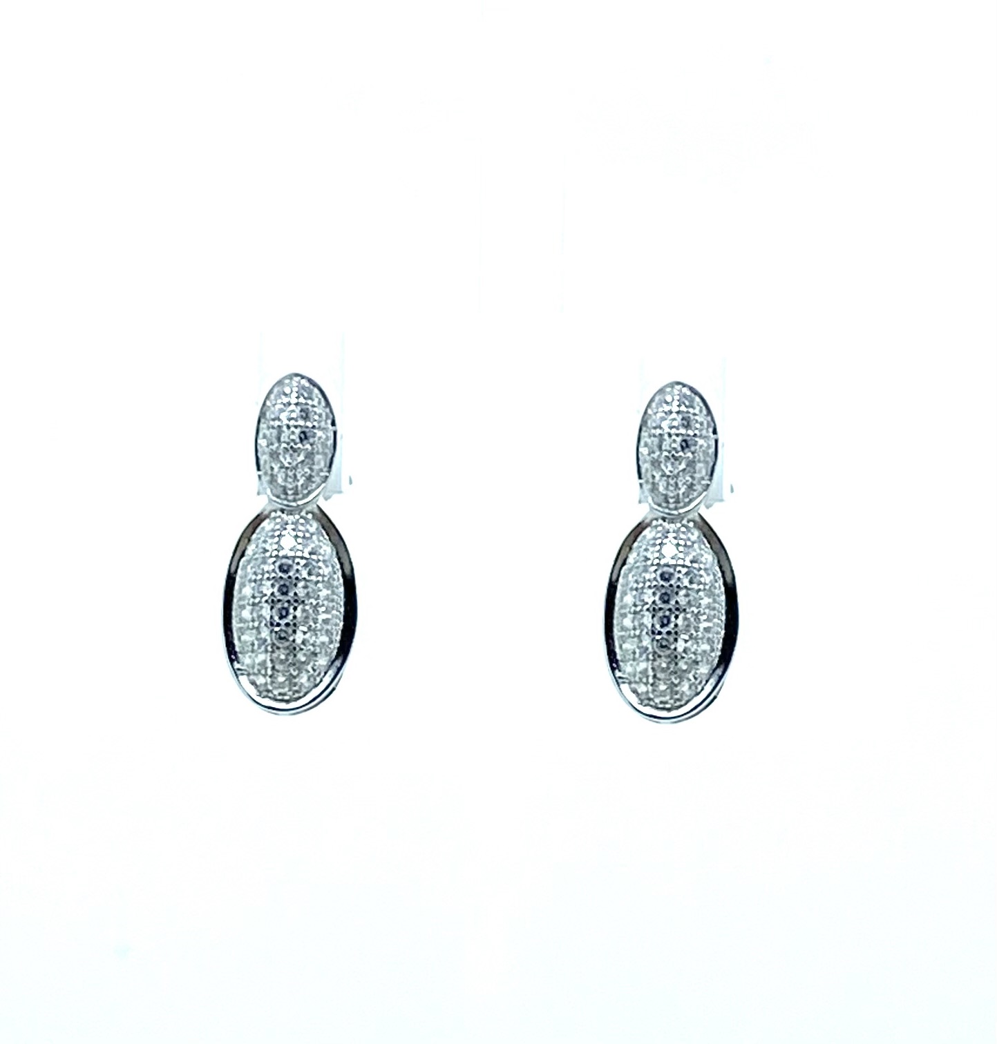 Boucles d'oreilles pour femme en argent 925, cubic zirconium - BO426 - Divers