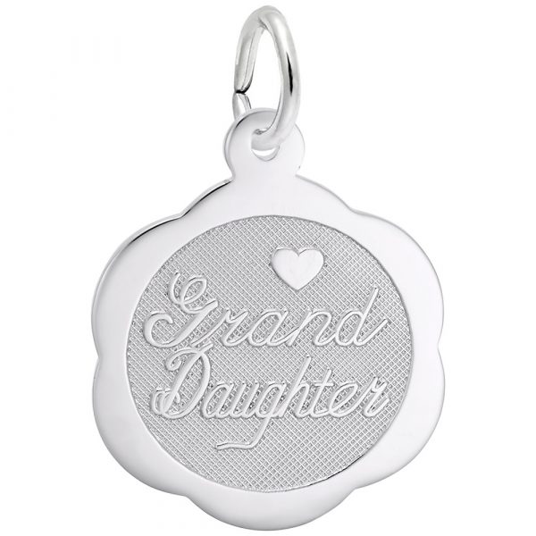 Pendentif en argent 925, petite fille