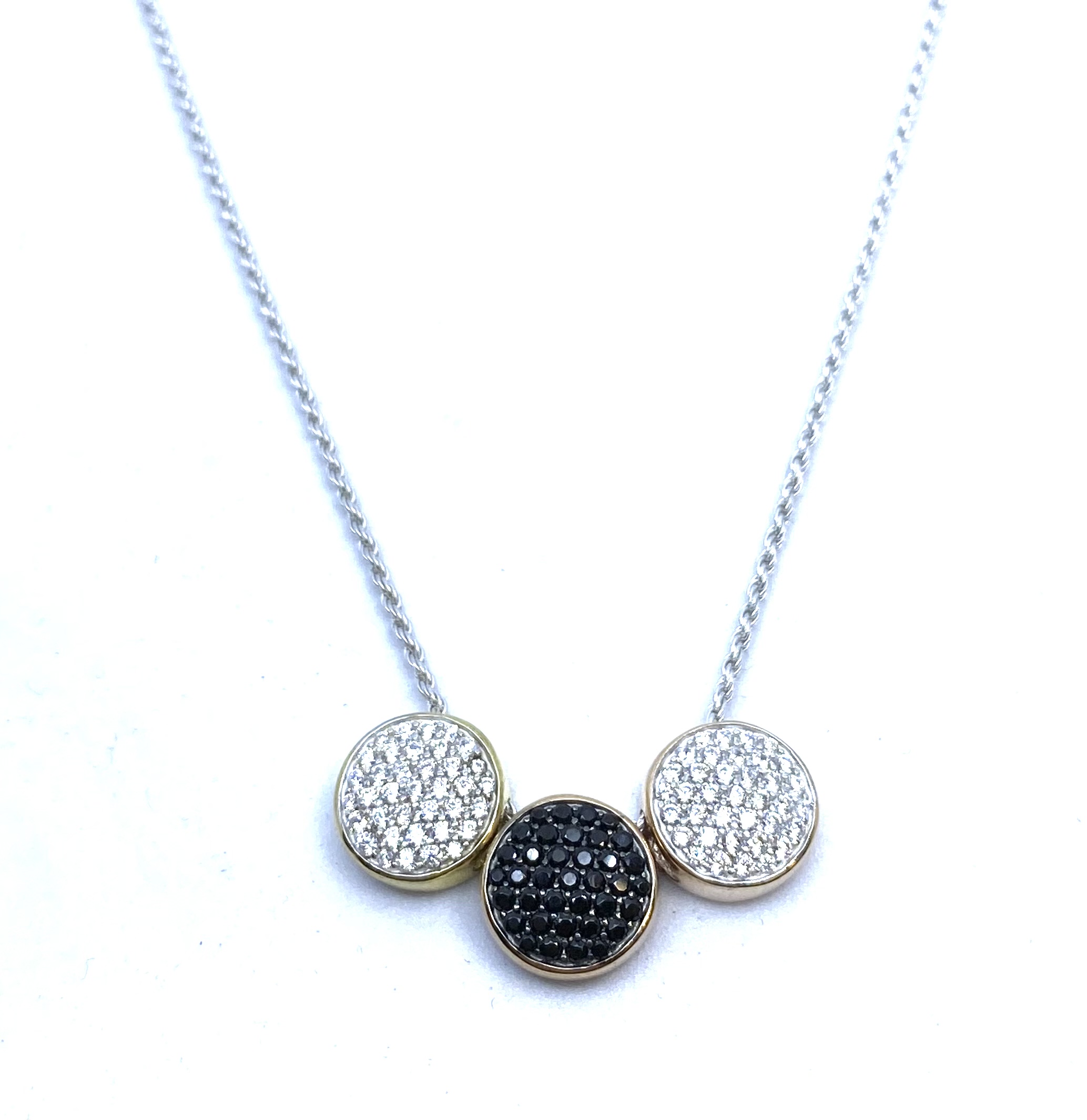 Pendentif pour femme en argent 925, zircons