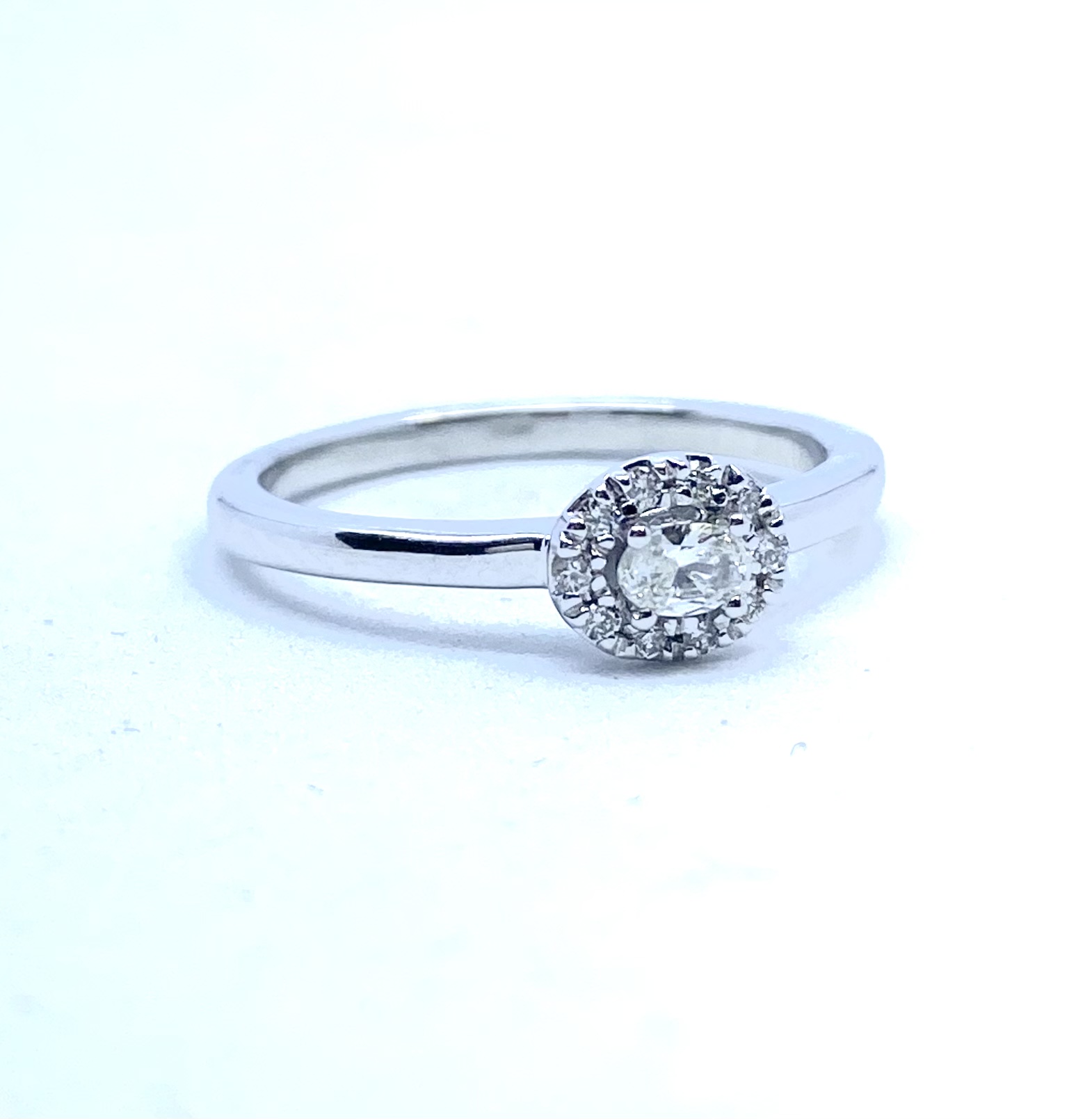Bague pour femme en or 10k, 0.15 carat de diamants