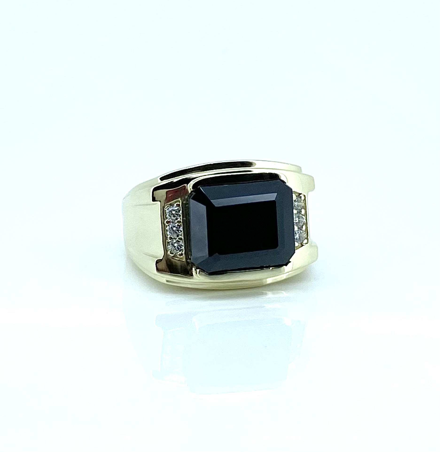 Bague pour femme en or 10k, zircons