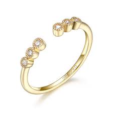 Bague pour femme en argent 925, zircons