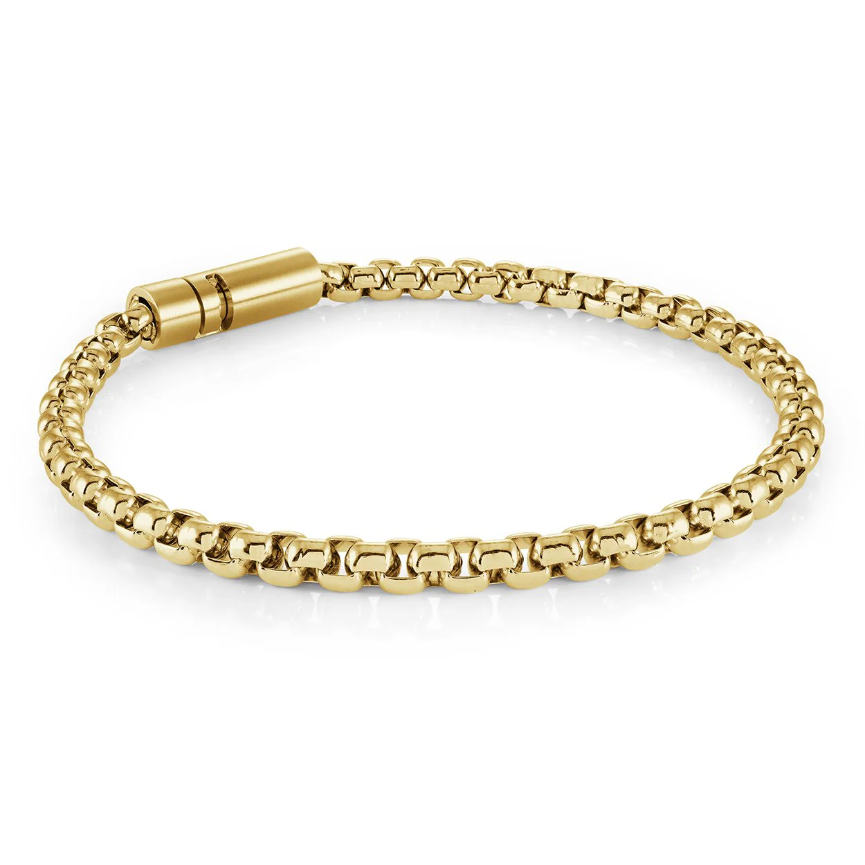 Bracelet pour homme en stainless, vénitienne - SMB832-GO-8 - Italgem