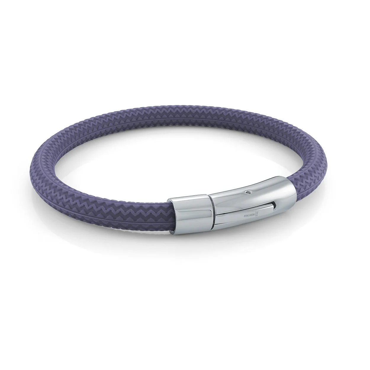 Bracelet pour homme en stainless et silicone - SBR12-8.5 - Italgem