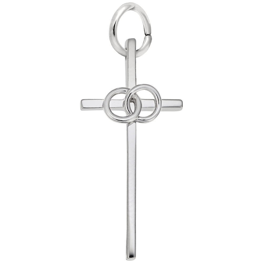 Pendentif en argent 925, croix - 10-4936-000 - Rembrandt Charms
