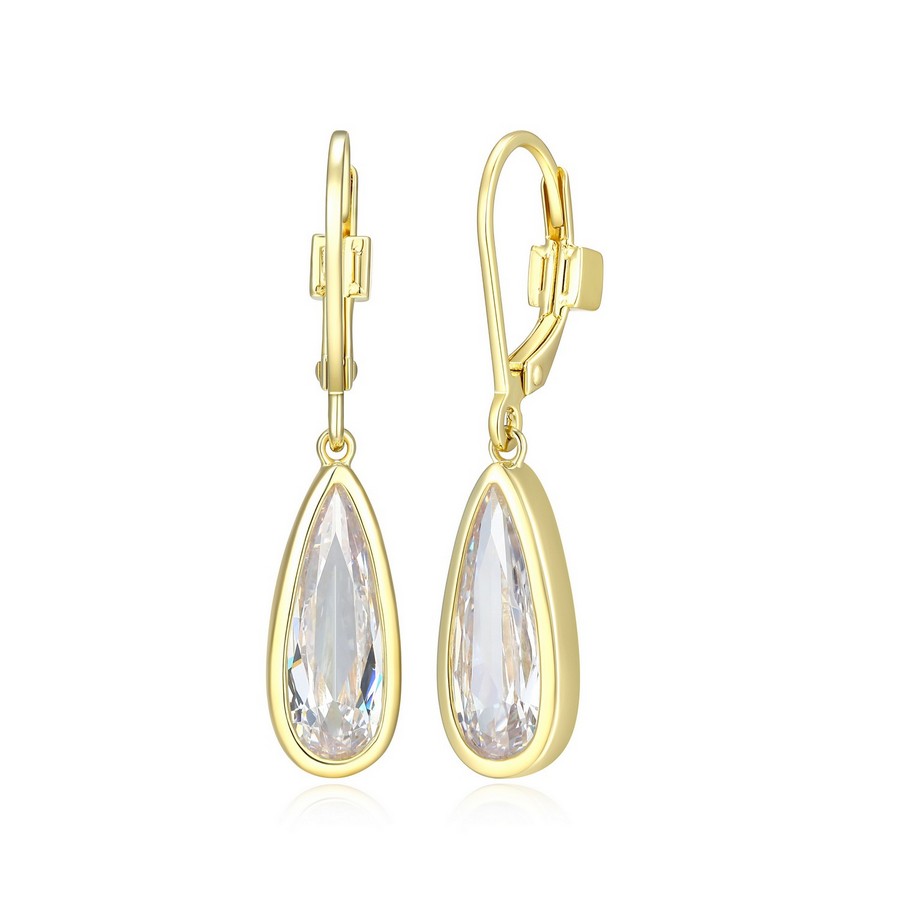 Boucles d'oreilles pour femme en argent 925, cubic zirconium - 32LCV00003 - ELLE