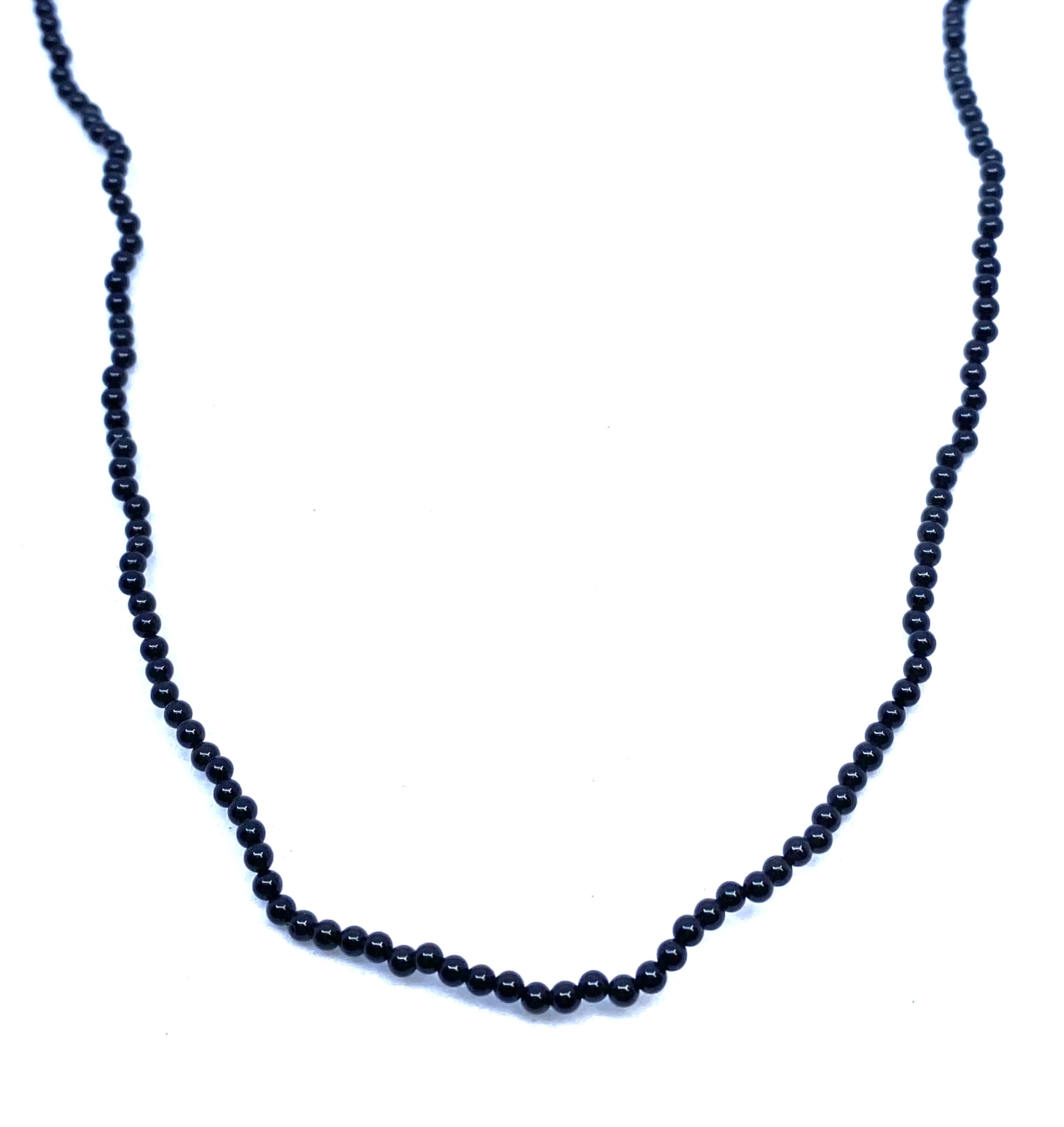 Collier de billes pour femme en argent 925