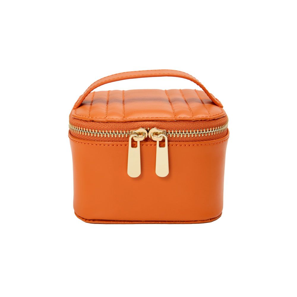 Coffre de bijoux pour voyage en cuir véritable, Maria, cube - 766539 - Wolf