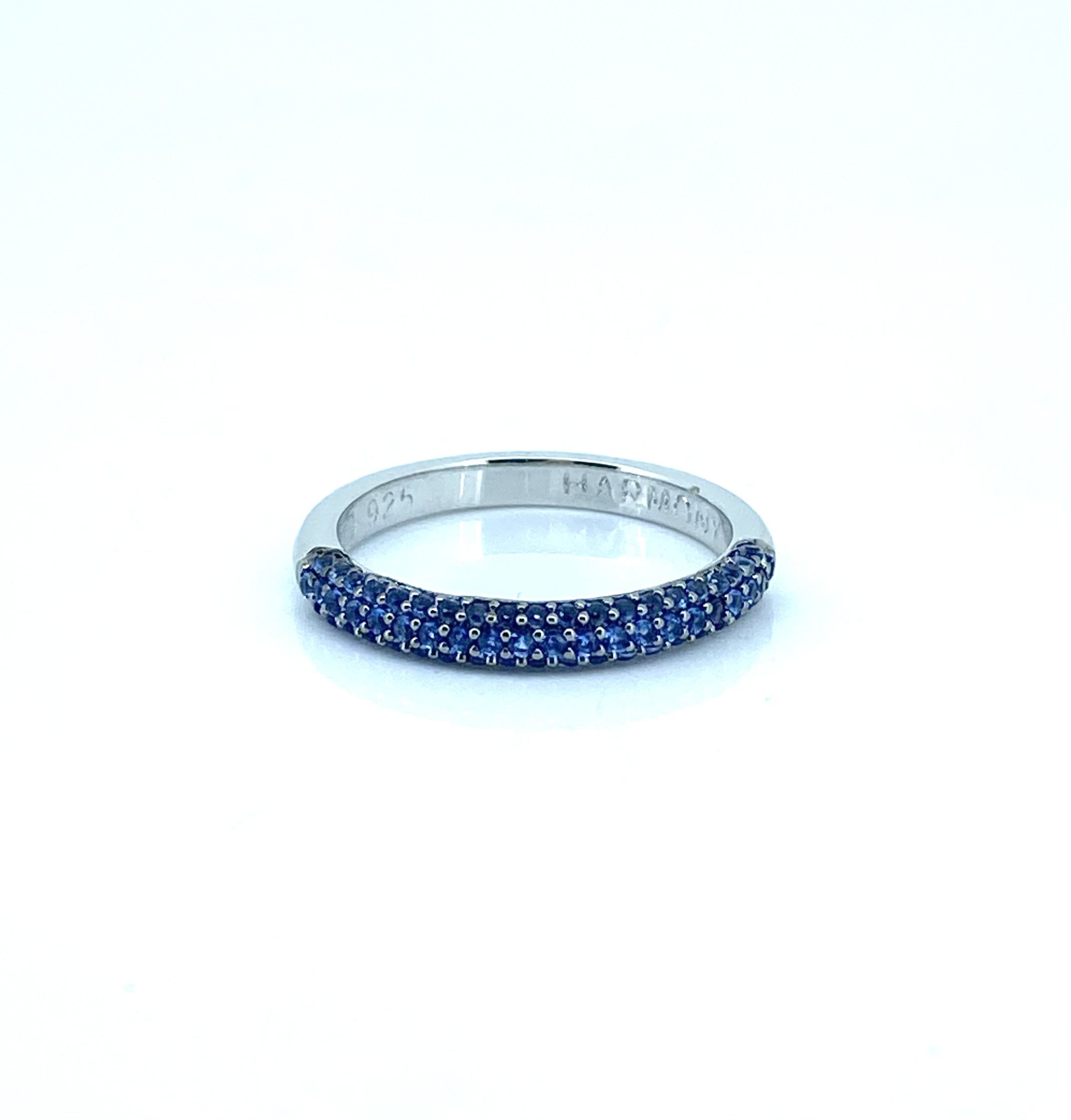 Bague pour femme en argent 925, zircons, décembre