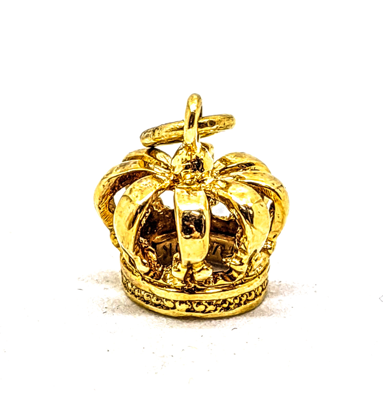 Pendantif en or 10k, couronne - PEND040 - 