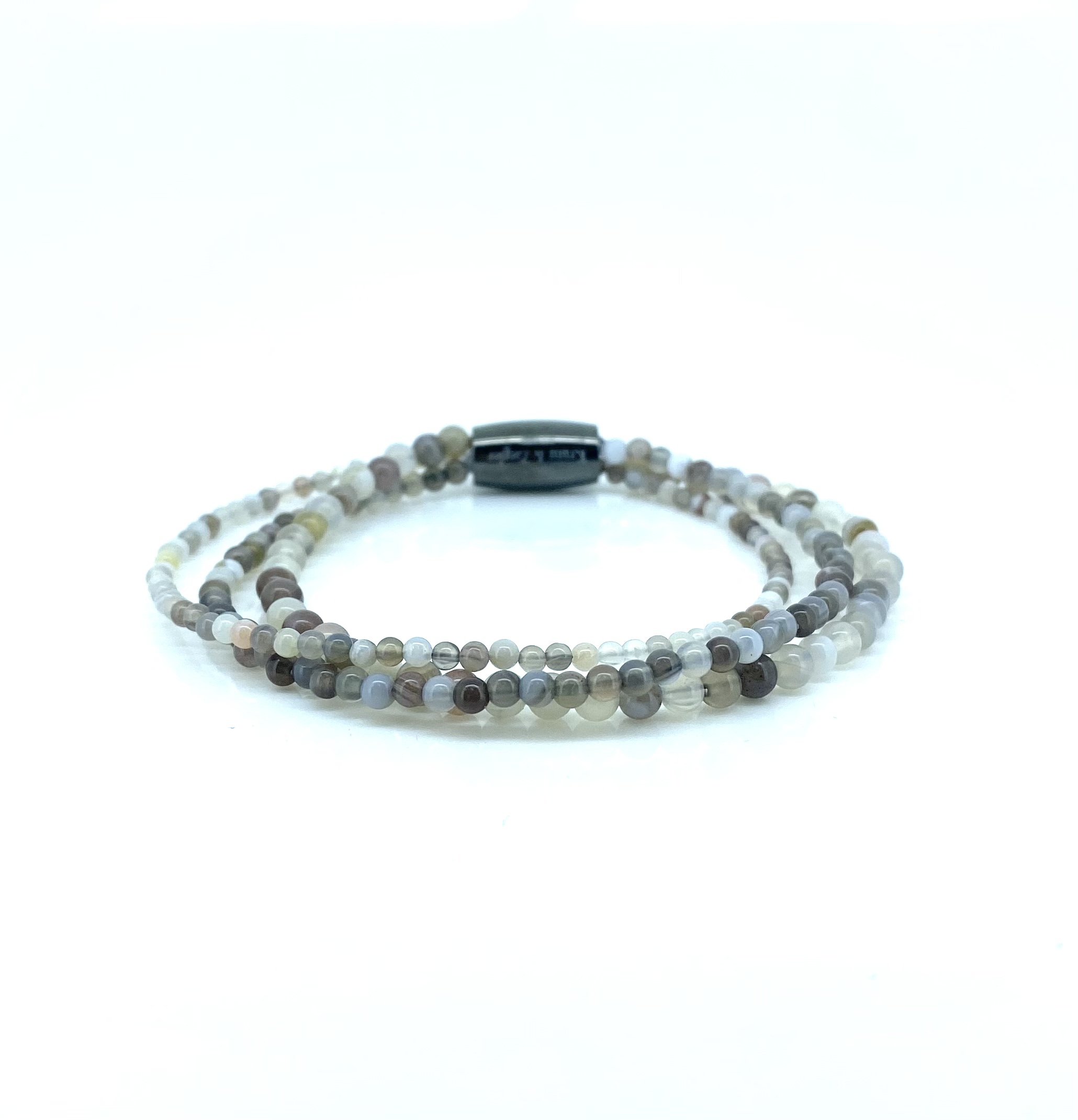 Bracelet triple pour femme en stainless, boules