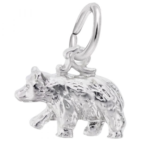 Pendentif en argent 925, ourson