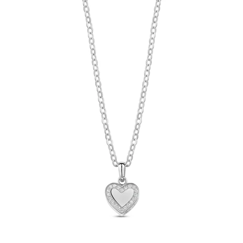 Pendentif pour femme en stainless, cubic zirconium, coeur, cendre - ZW-P64W-17 - Arezzo