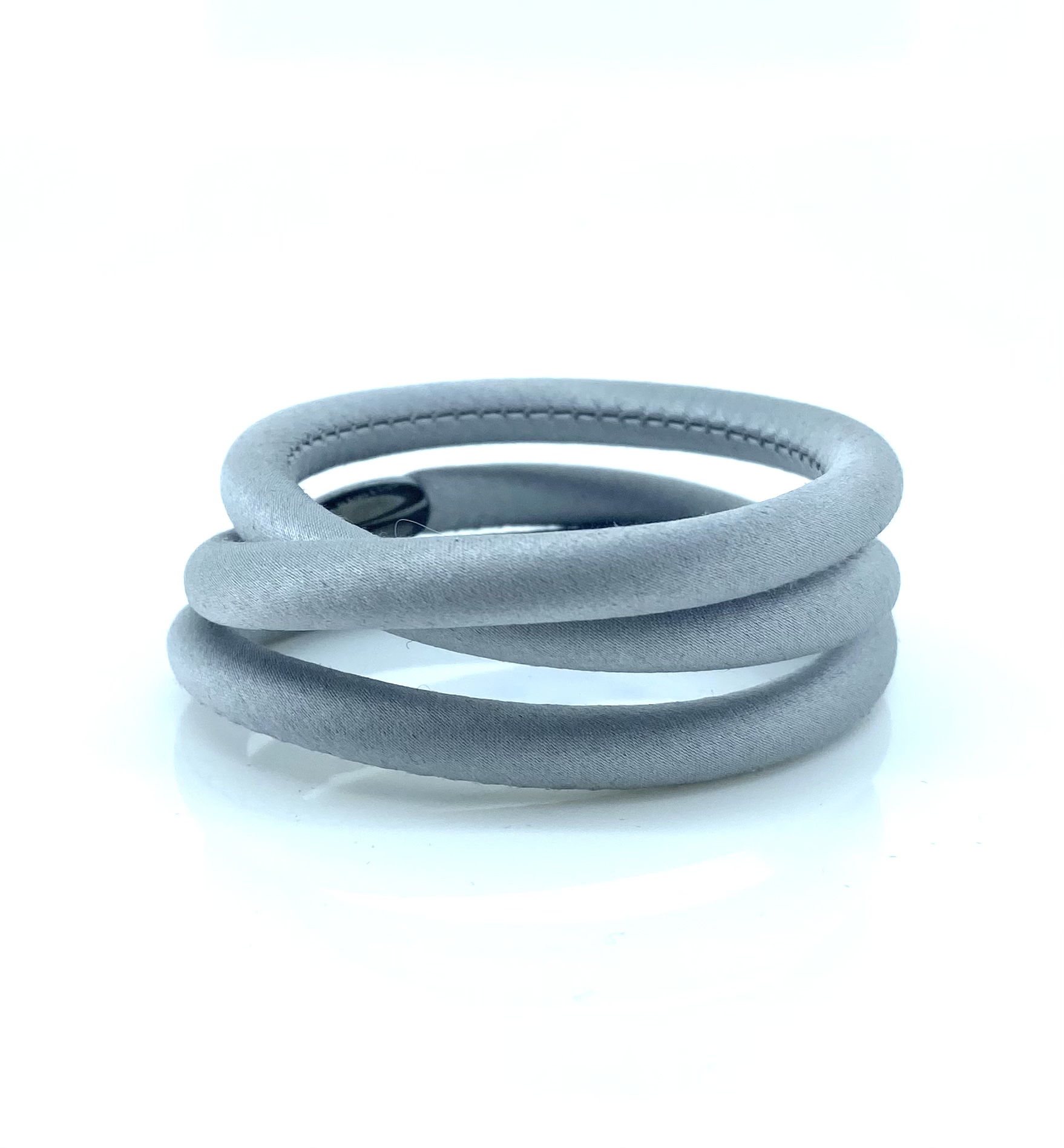 Bracelet triple pour femme en soie et stainless - 1004483-57 - Story