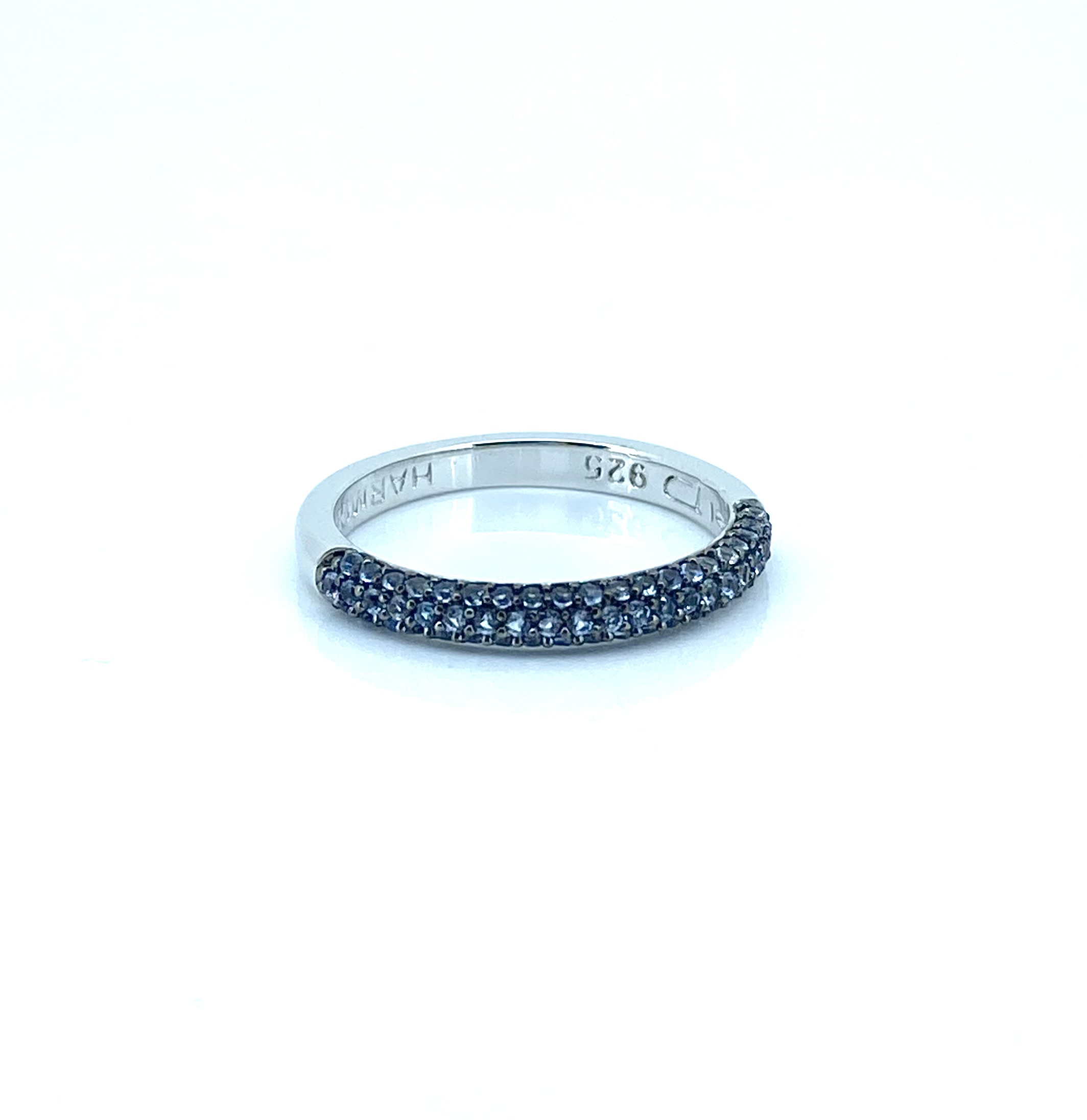 Bague pour femme en argent 925, zircons, mars