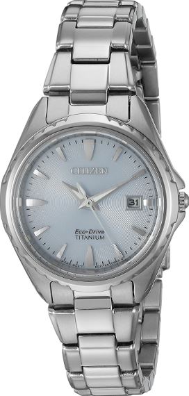 Montre femme, titanium, eco-drive