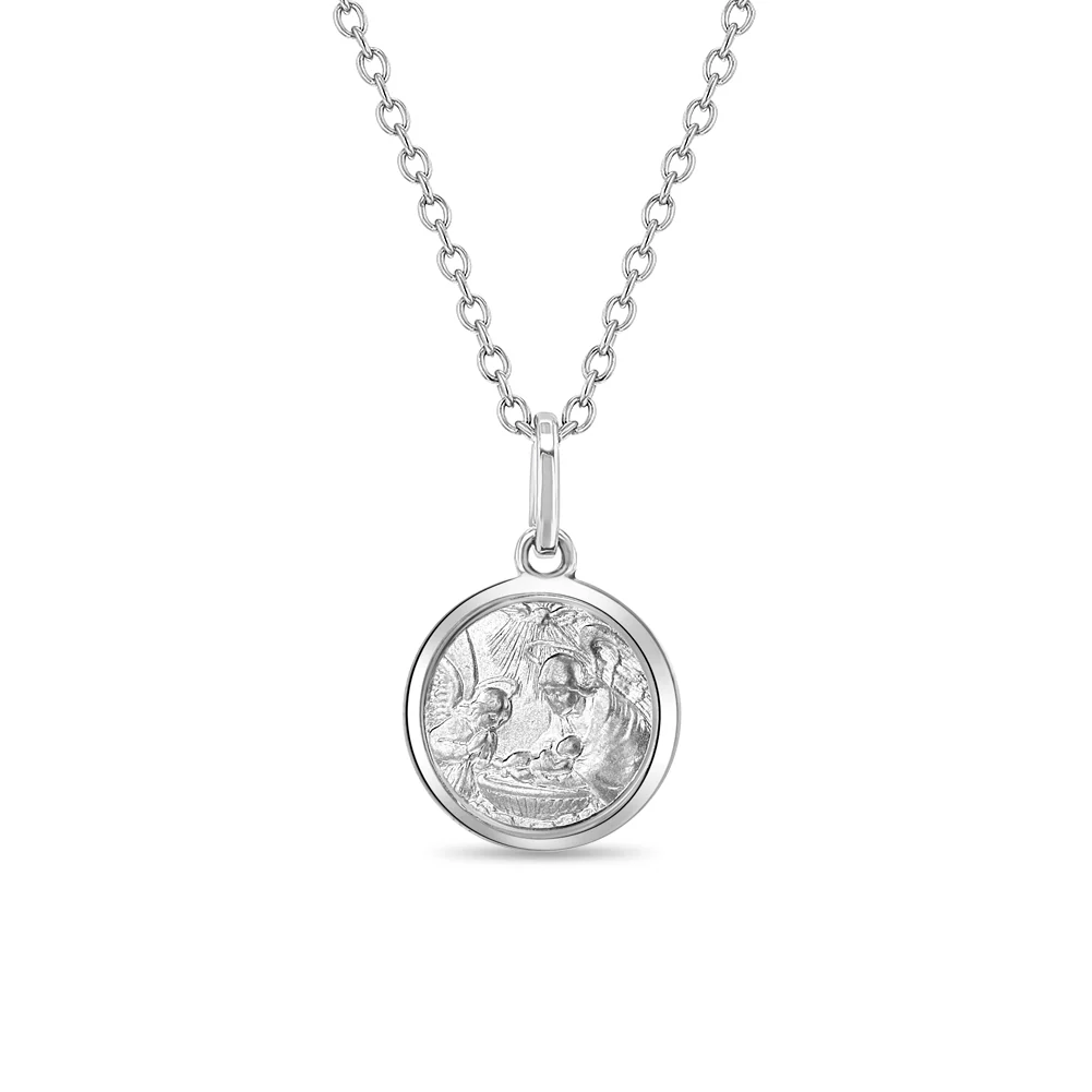 Pendentif pour enfant en argent 925, baptême - SS-10-00224 - In Season Jewelry