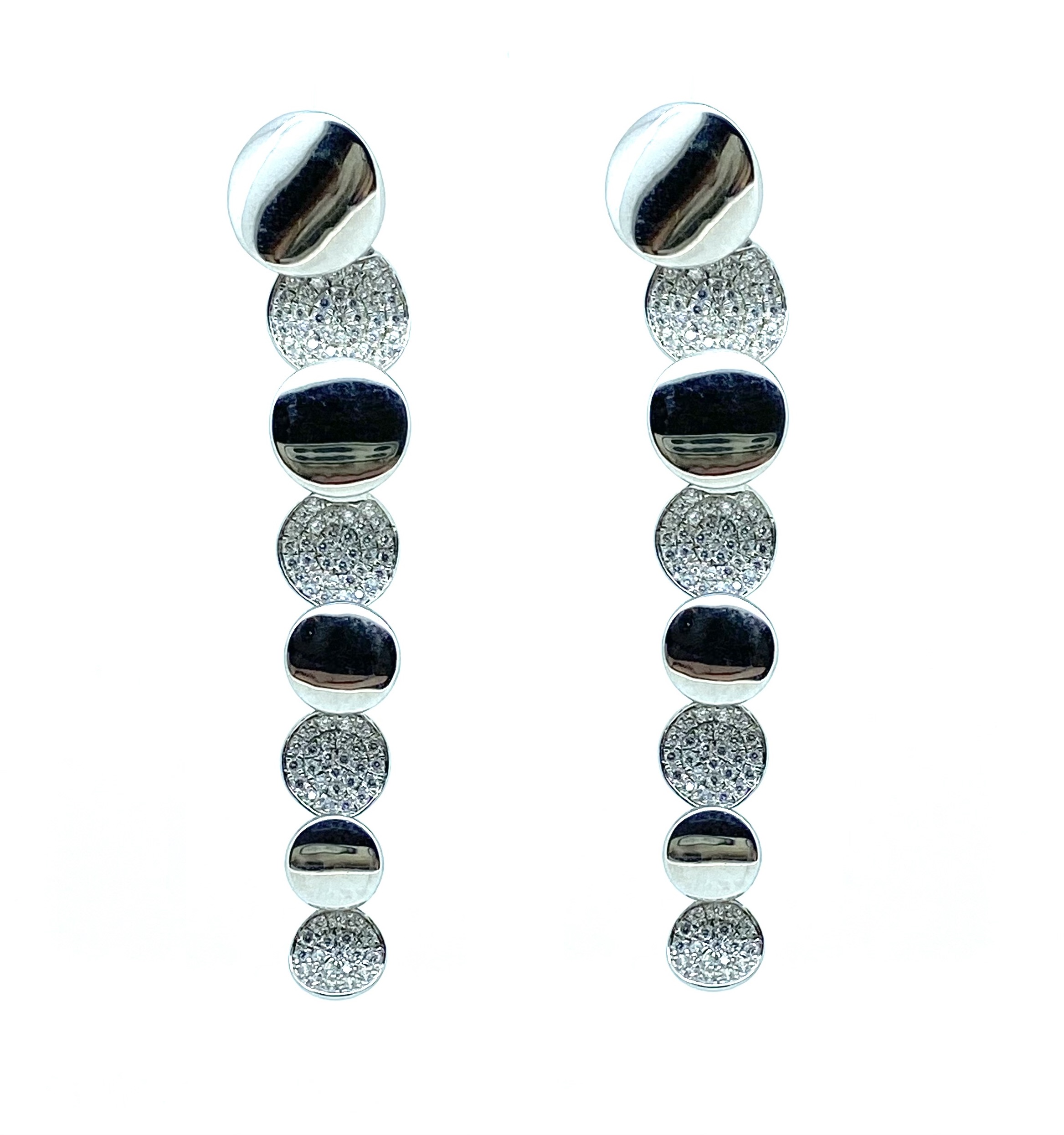 Boucles d'oreilles pour femme en argent 925, cubic zirconium - BO423 - Divers