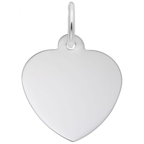Pendentif en argent 925, coeur