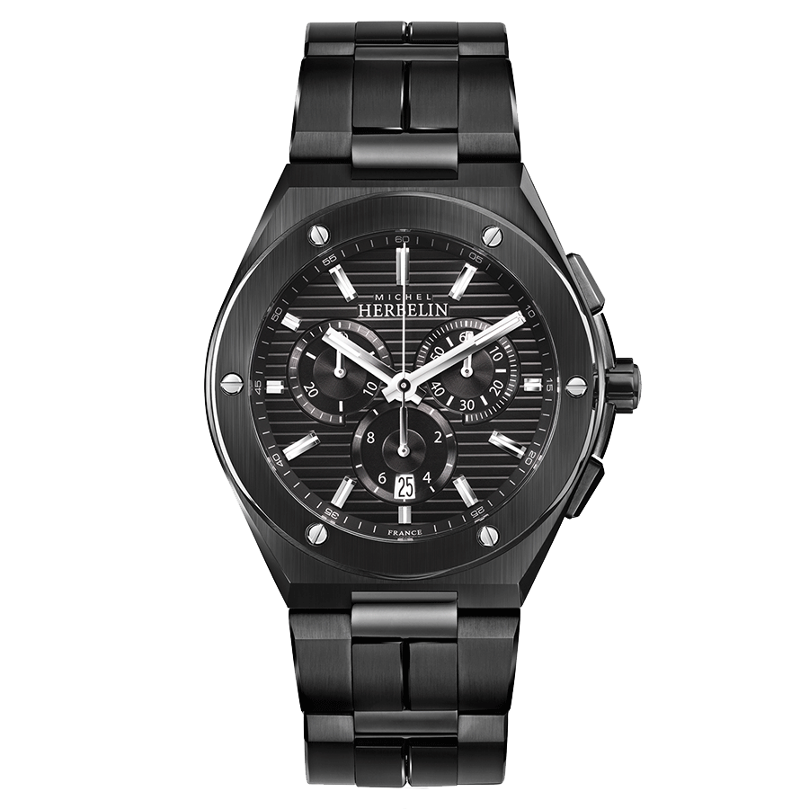 Montre homme, stainless de haute qualité, verre saphir, mouvement suisse, 10ATM