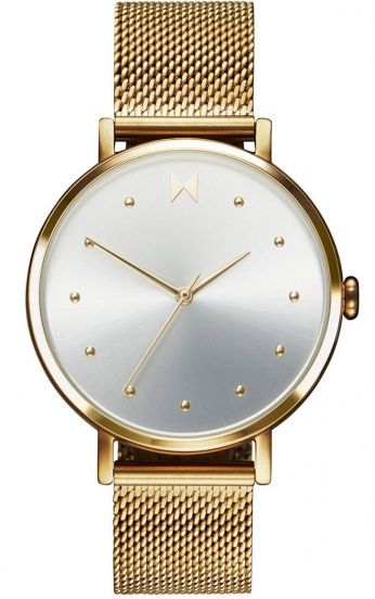 Montre pour femme en stainless, bracelet de mèche, 5ATM