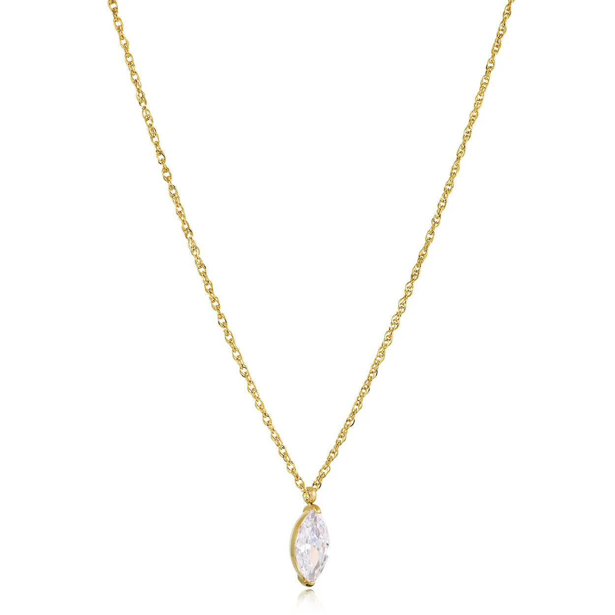 Pendentif pour femme en stainless, cubic zirconium - SWP120-GO - Italgem