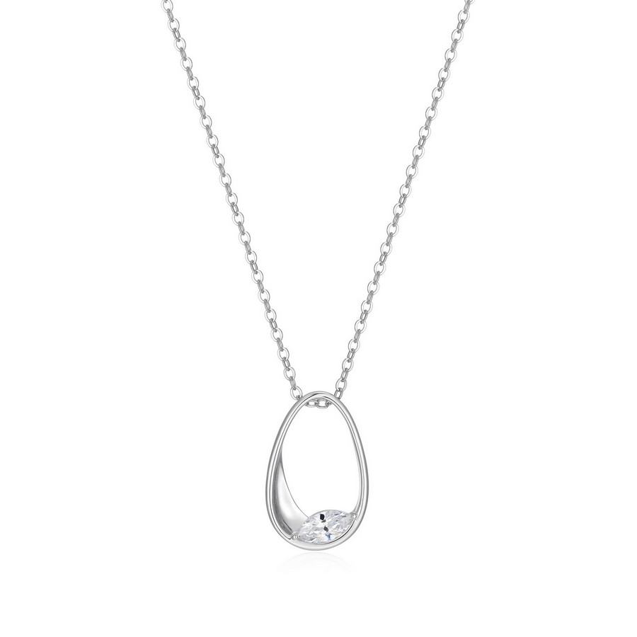Pendentif pour femme en argent 925, cubic zirconium - R0LC2G0048 - ELLE