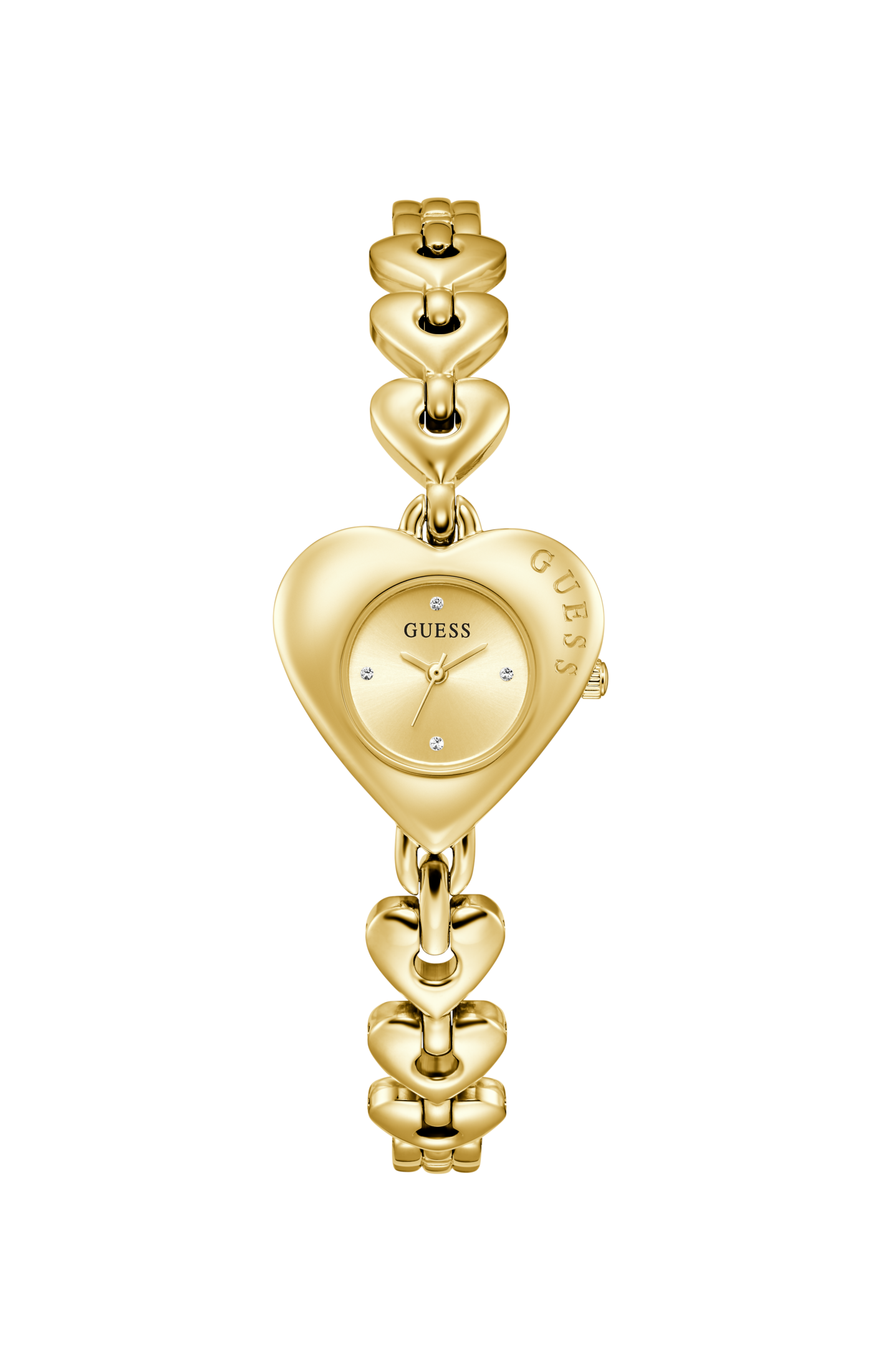 Montre pour femme en stainless, coeur - GW0992L2 - Guess