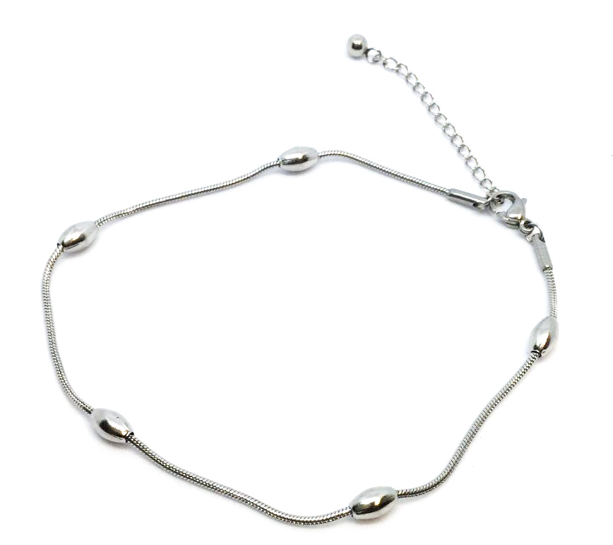 Chevillère stainless, boules