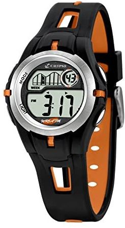 Montre enfant, stainless, bracelet silicone, 5ATM, chrono - K5506/2 - Calypso