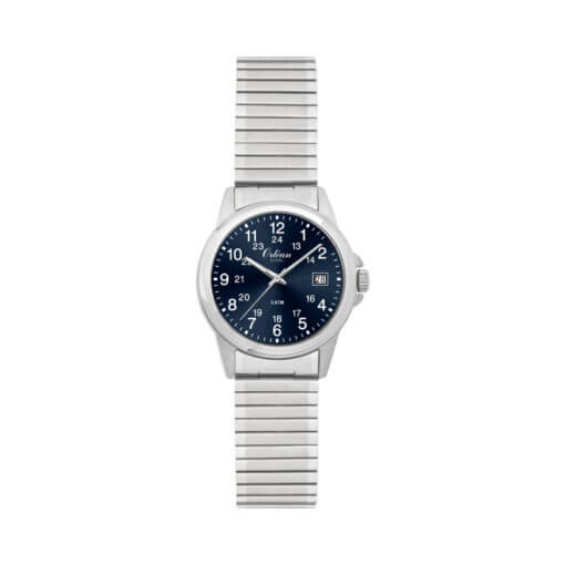 Montre pour femme en stainless, bracelet élastique, 3ATM, date - ME3344X - Orléan