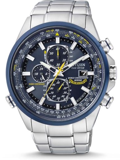 Montre homme, stainless, eco-drive, atomique, 20ATM