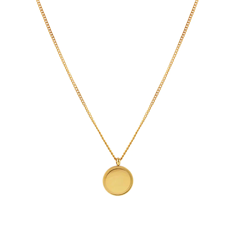 Pendentif pour homme en stainless, médaillon - 3043-55 - FJ WATCHES
