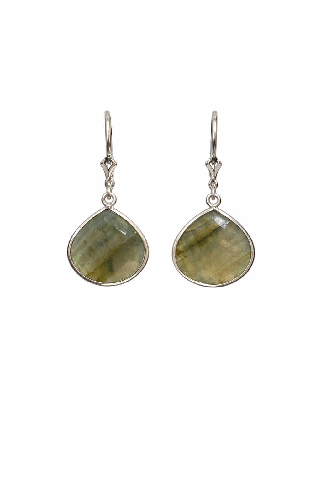 Boucles d'oreilles pour femme en argent 925, quartz - BO801 - Divers
